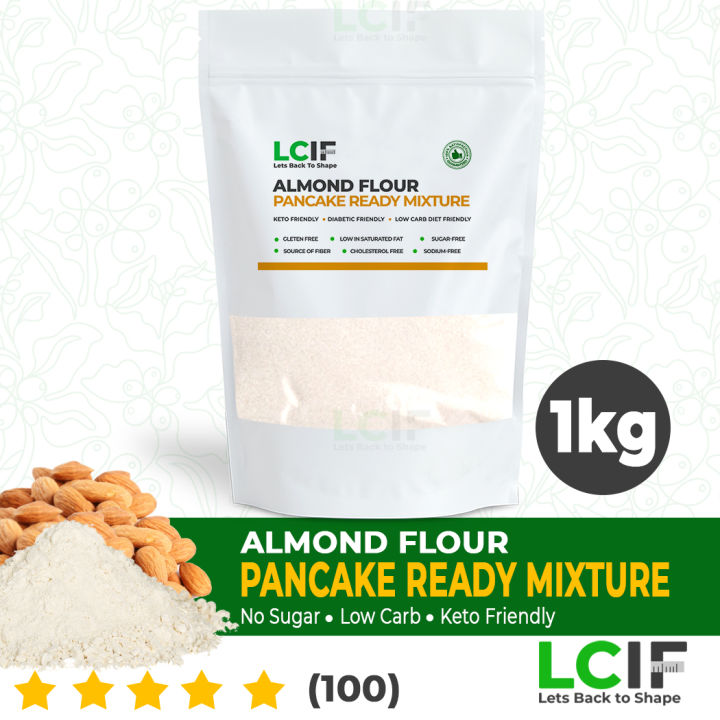 Almond Flour Pancake Mixture 1000g Low Carb Keto Diabetic Friendly LC ...