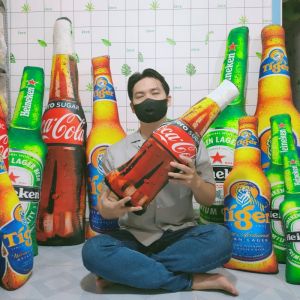 GỐI ÔM NGỦ CHO BÉ HÌNH CHAI BIA GỐI ÔM 3D CAO CẤP