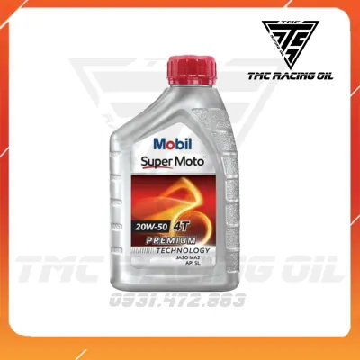 Nhớt Xe Số Mobil Super Moto 20W50 (800ml)- Nhập Khẩu Singapore
