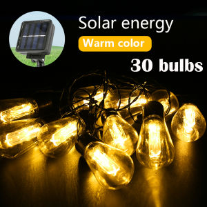 AISEO Outdoor Solar String Lights Waterproof Fairy Lamp Patio Decoration Lights Holiday Garland Garden