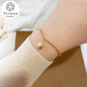Viviann Korean Fashion Water-wave 14k Gold Bracelets for Girl Gold Chain Bracelet For Women Simple Gold Bracelets Jewelry Fine Jewelry Charm Jewellery Fashion Amulet Gifts Women Bangle