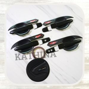 Paket Outer Handle Tank Cover All New Rush 2018 GR Sport Hitam