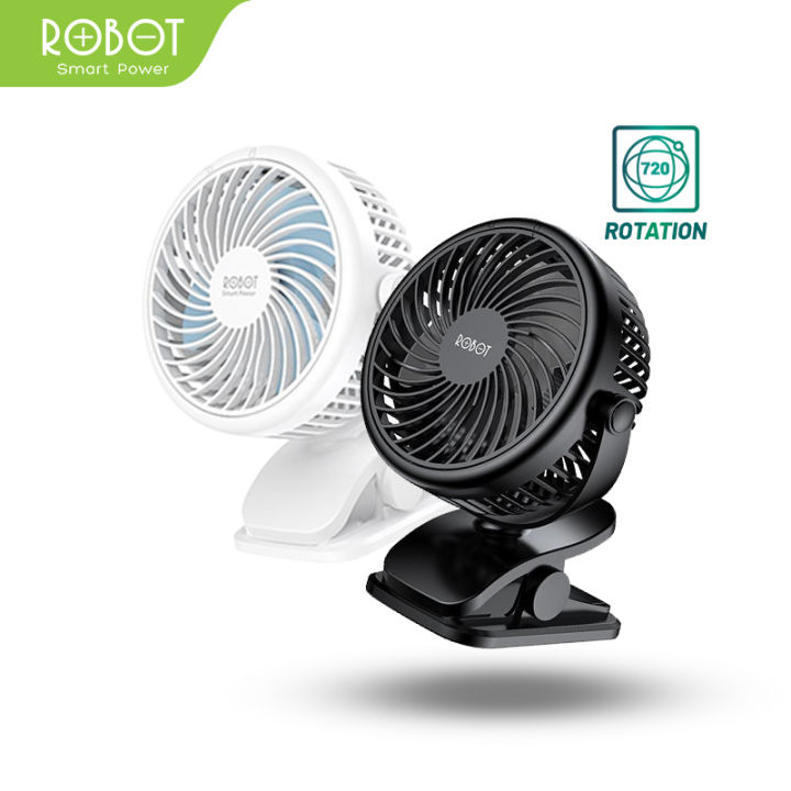 Robot  Kipas Angin Kecil / Mini Fan Portable  - Garansi Resmi 1 Tahun - RT-BF10
