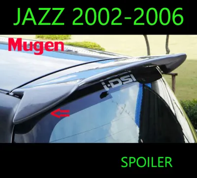 สปอยเลอร์หลัง Spoiler Jazz GD 2002-2006 ยังไม่พ่นสี ไม่เจาะ ติดด้วย 3M มีของพร้อมส่ง