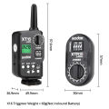 Godox XT-16 Wireless 2.4G Remote Control Flash Trigger + Receiver for Witstro Flash SK,QT,QS,GT,GS,DE,DP Series Studio Flashes. 