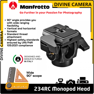 Manfrotto 234RC Tilt Head for Monopods with Quick Release