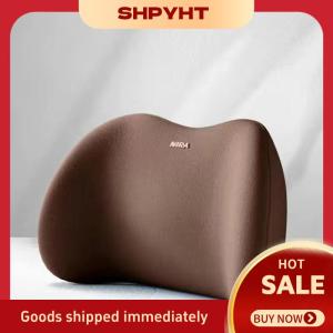 SHPYHT 1PC Bộ nhớ bọt xe cổ gối bảo vệ thắt lưng trở lại hỗ trợ thoáng khí xe tựa đầu đệm giảm căng thẳng xe Ghế Gối