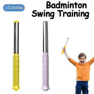 MLADEN Lightweight Badminton Swing Trainer Whip Device with Sound Feedback Portable Equipment for Practice