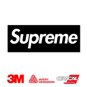 (N001) สติกเกอร์ Supreme สติกเกอร์ PVC 3M ผิวด้าน งานพิมพ์คุณภาพดีที่สุด