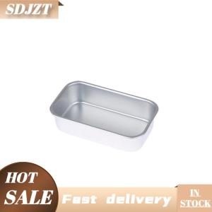 SDJZT 1 cái khuôn hộp vuông dụng cụ nướng bánh khuôn bánh mì phô mai chống dính bằng hợp kim nhôm Khuôn nướng bánh nhà bếp tự làm
