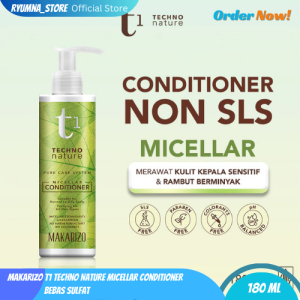 Makarizo T1 Techno Nature Micellar Shampoo Original 100% - Shampoo Non SLS - Shampo Bebas Sulfat