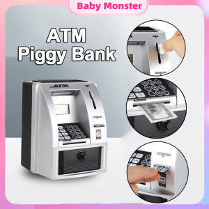 ATM Piggy Bank Toys ATM Electronic ATM Machine Coin Bank Savings Bank Deposit Money Box Mini ATM Machine Toys for Kids