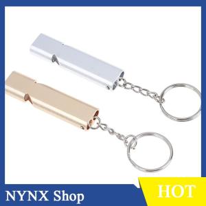 [NYNX] นกหวีดอลูมิเนียมอัลลอยด์ฉุกเฉินสำหรับเอาชีวิตรอดเครื่องมือเดินป่าตั้งแคมป์กลางแจ้งพร้อมพวงกุญแจ