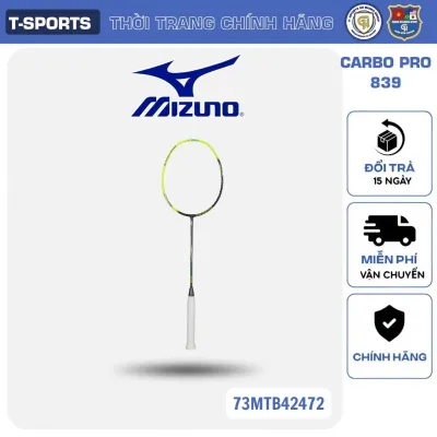 Vợt Cầu Lông Mizuno CARBO PRO 839 -Chính Hãng 4U Trọng Lượng Linh Hoạt Căng 26-28LBS