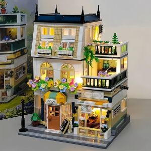 Tương thích với bộ xếp hình cho bé gái công chúa trò chơi giải đố cho trẻ em 6 Lắp Ghép 8 Đồ Chơi 10 Trên Tuổi 12 Biệt thự