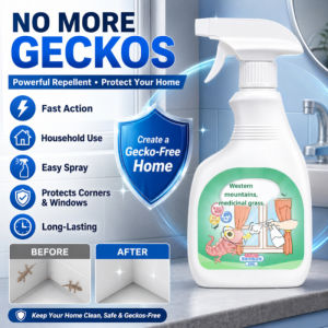Powerful Gecko Spray Indoor Outdoor Long Lasting Effective Gecko Repellent Home Pest Control