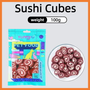 100g Pet Snacks Beef Cube Beef Stick Pet Treat Dog Treat Chicken Cheese Cube Dog Food