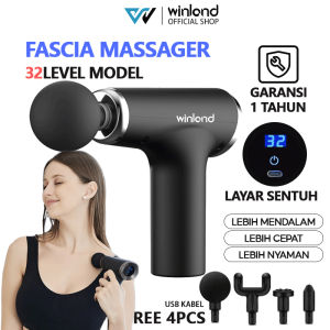 Winland Alat pijat elektrik  Massage Gun Mini Pijat Pistol Jaringan Dalam  untuk Sakit Otot dan Kekakuan dengan 6 Kecepatan Penyesuaian Intensitas Tinggi Handheld Massager untuk Atlet