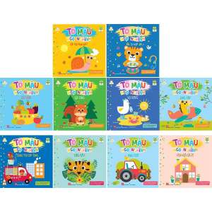 Sách Tô Màu Ngộ Nghĩnh - Hình To Dễ Tô Cho Trẻ Mầm Non - Đinh Tị