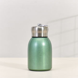 304 Baja Tahan Karat Botol Minum Thermos 300ml Mini Tahan Panas dan Dingin - Tumbler Stainless Tahan Dingin untuk Ngopi Termos Air Panas Mini