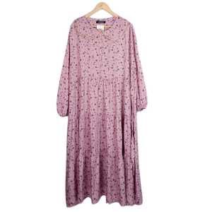 MiDi Dress Rayon Bunga Daisy BiG SiZE SUPER JUMBO 4XL LD 120 cm 4169#
