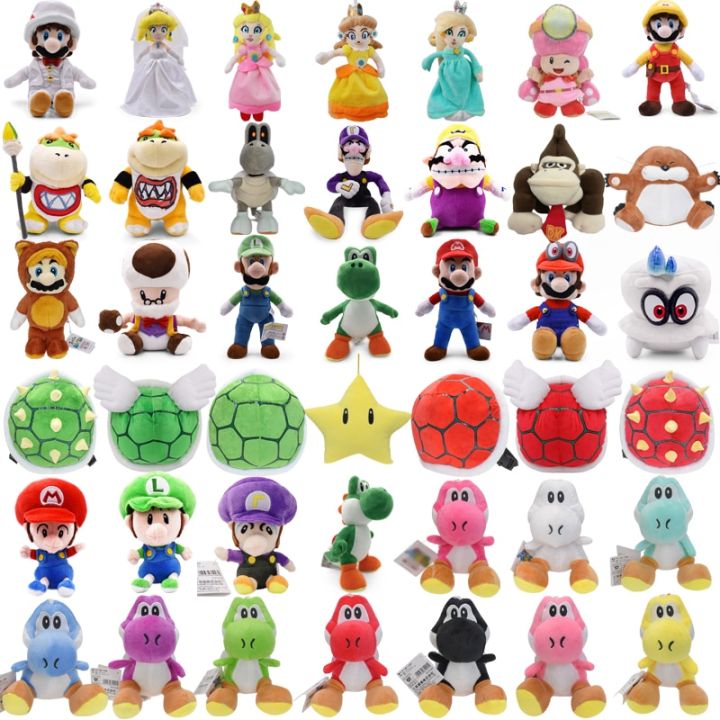 41 Styles Mario Stuffed Plush Toys Princess Peach Toadette Bowser JR ...