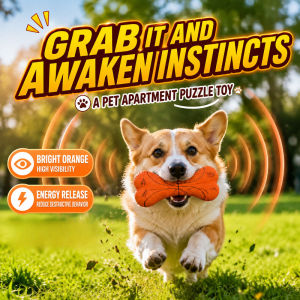 Dog Toy Screaming Rubber Bone/Teeth Grinding Pet Chew Toy/Super Chew Resistant Training Toy/Self Entertaining Pet Toy For Dogs