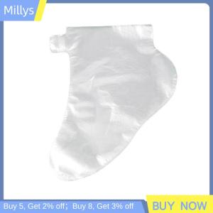 Millys 100PCS bag Transparent Disposable Foot Bags Detox SPA Covers Pedicure Prevent