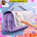 Tempat Pensil Anak Perempuan Alat Tulis Cewek Sekolah Terbaru Murah Case Serbaguna Simple Elegan Korean Pouch Style Karakter 2022 Kotak Sd Cowok Smp Tk Sma Lucu Laki2 Dusgrip Yang Lagi Viral Aesthetic Korea Kotak Pensil Dekompresi Perempuan Lucu YV470. 