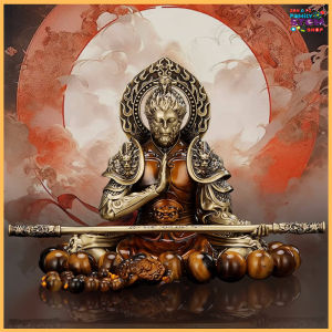 Black Myth Wukong - Tượng Tôn Ngộ Không Ngồi Thiền mô hình trang trí xe ô tô văn phòng làm quà tặng ý nghĩa
