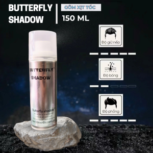 Gôm keo xịt tóc bỏ túi Gôm Keo Xịt Tóc BUTTERFLY SHADOW - 150ml giúp giữ nếp tóc mọi lúc mọi nơi