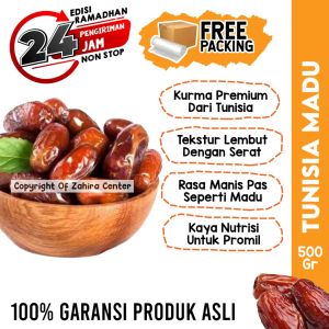 Kurma Madu Tunisia BPOM 500gr Asal Tunis Golden Valley Madu Sukari Lembut Terlaris Terenak