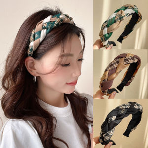 French Retro Headband Fashion Versatile Twisted Hairband Portable Wash Face Hairtie Women Girls Hair Accessories