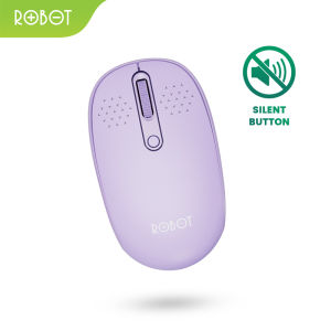 ROBOT Mouse USB 2.4G Wireless & Bluetooth 5.0 Dual Mode Connection Wireless Silent Click / Mouse M360 Black 18000 DPI Original - Garansi 1 Tahun