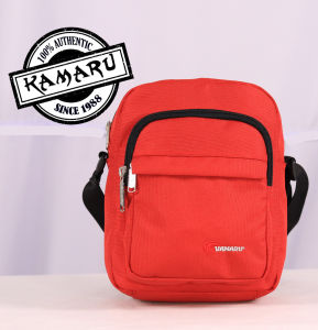KAMARU RAM Cross Body Bag Compact Durable Reliable Water Resistant Spacious Main Zippered Pocket Secondary Front Pocket Zippered Front Pocket Compact Dimensions 17.1 x 7 x 21.6 cm.