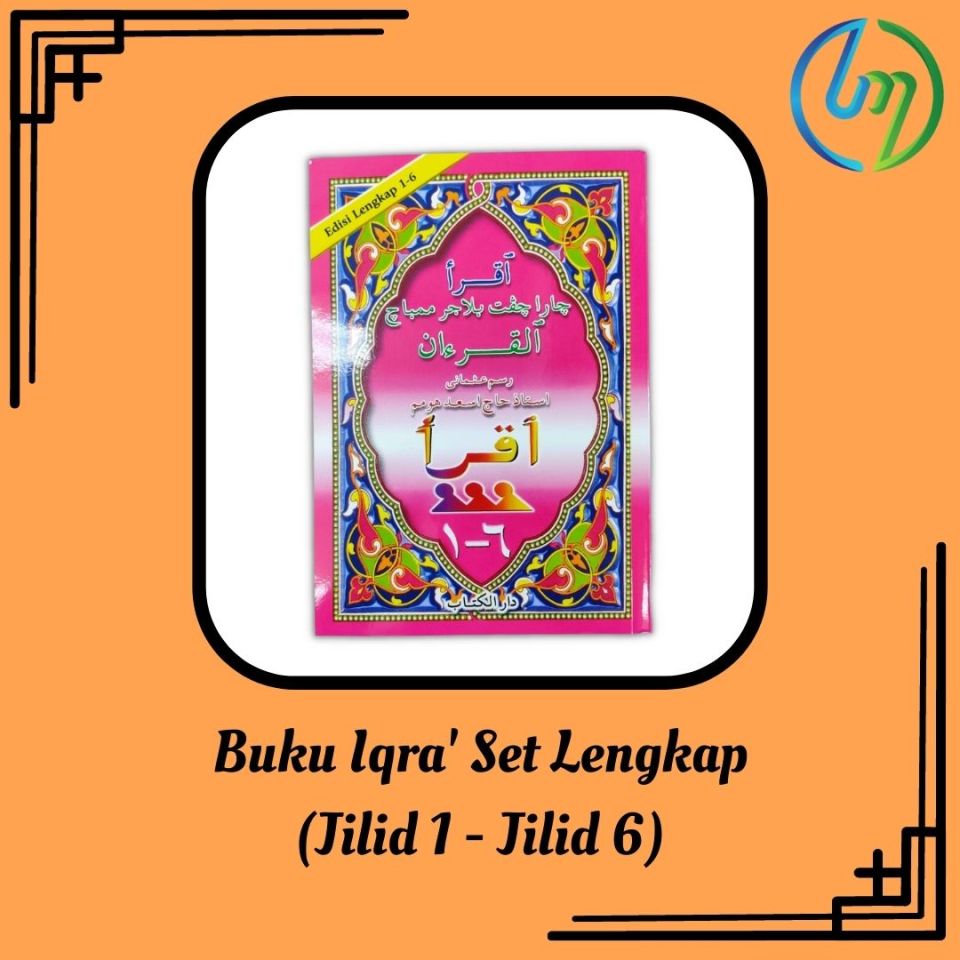 Buku Iq raaa Jilid 1 Hingga Jilid 6/Set Lengkap/Murah & Berkualiti