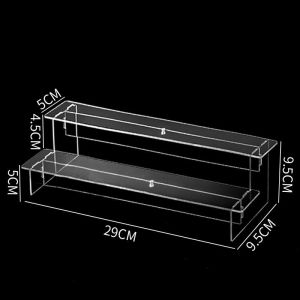 2/3/4/5 Tier Acrylic Display Stand Transparent Figure Display Rack Makeup Organizer Blind Box Showcase 展示架