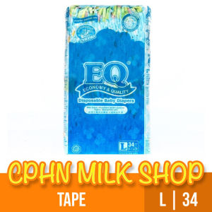 EQ Colors Big Pack Large 34 - Tape Baby Diapers