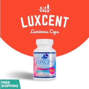 Luxcent Glutathione 1800mg Whitening Supplement Anti-Aging Whitening Original 60 Capsules