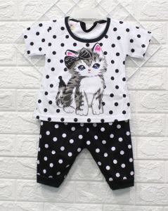 Set Baju Anak Bayi Perempuan Usia 6 sampai 12 Bulan (Maks Berat Anak 10 kg)
