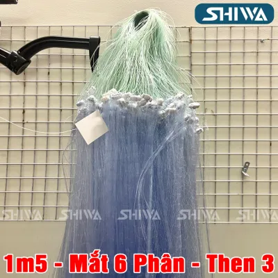Lưới Đánh Cá 3 Màng THÁI LAN LOẠI 1 Dài 100m - Lưới Bắt Cá Sông Cá Rô Phi Lưới Cá 3 Màn Đủ Size Cao 80cm-1m2-1m5 - Lưới Giăng Cá To Nhỏ Cá Mương SHIWA