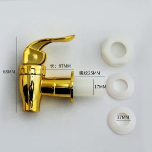 Kran Dispenser 17mm Keran Jus Dispenser Karat Kran Bak Teh Pengganti Cooler Faucet Water Bottle Jug Dispenser Valve