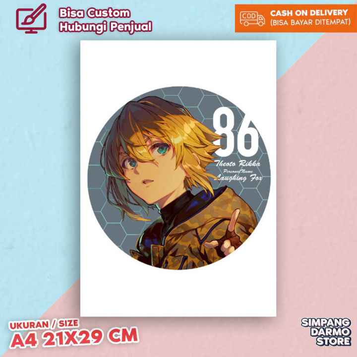 Poster Anime 86 Eight Six Lena Shin Raiden Theo Undertaker Anju