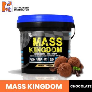 Muscle Kingdom Mass Kingdom Mass Gainer 12 LBS/5.4 KG + FREE GIFT - Makanan Tambahan Penambah Berat