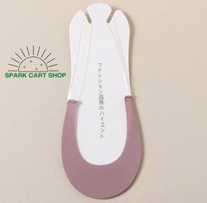 SPARK CART SHOP Pair Women Invisible Sling Socks Ice Silk Half Feet No Show Low Cut Boat Socks