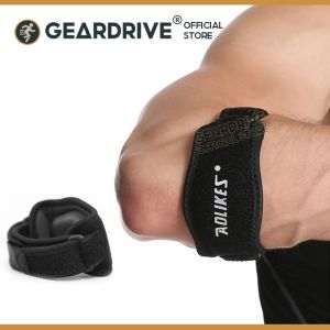 GEARDRIVE 1Piece Adjustable Basketball Tennis Golf Elbow Support Golfers Strap Elbow Pads Lateral Pain Syndrome Epicondylitis Brace