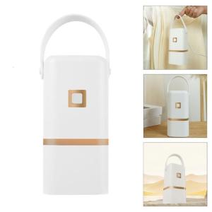 Multifunctional Dormitory Clothes Dryer Warm Air Dryer ABS Texture Foldable Clothes Dryer Suitable for Home and Travel