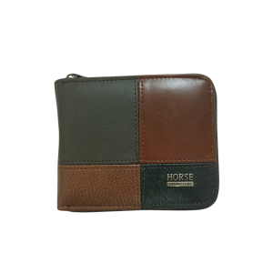 กระเป๋าสตางค์ หนังแท้ ผู้ชาย ใบสั้น ซิปรอบ ลายสุดเรียบหรู ใส่แบงค์พันได้ ใส่เงิน ตังค์ อย่างสบาย มีหลายช่อง ใส่บัตรได้เยอะ Wallet