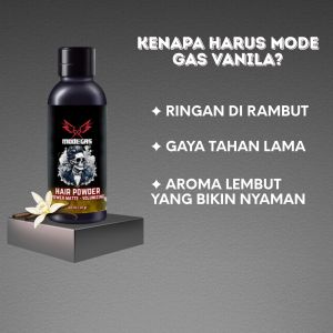 MODE GAS HAIR POWDER TRAVEL SIZE 60ML HAIRSTYLE VOLUMIZING WITH POWER MATTE BUKAN YUIMEN TEMPUR