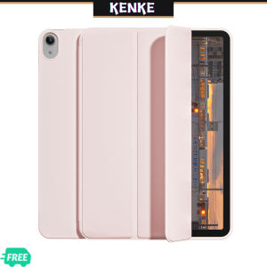 KENKE ipad case TPU silicone soft shell for ipad 10.9 inch 2020 ipad Air 4th gen ipad air 5th gen case （No pencil slot）ipad pro 11 inch 2022 ipad 9th 8th 7th gen ipad 10 case 2021 Tri-fold cover smart case Full wrap protection